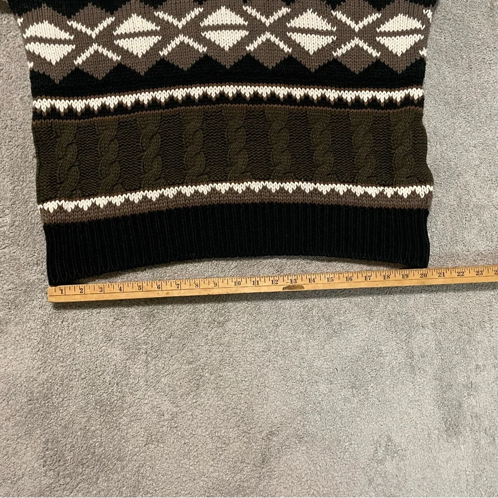 Vintage Northwest Territory Cable Knit Sweater Mens XL 100% Virgin Acrylic - Picture 11 of 15